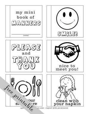 Free Printable Manners Coloring Pages Manners Preschool, Manners Activities, Brownies Ideas, Manners Books, Manners For Kids, Teaching Manners, Etiquette And Manners, Good Manners, Preschool Lessons