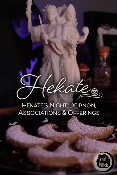 Hekate/Hecate's Night, Deipnon, Associations & Offerings Hekate Night Ritual, Hekate Deipnon, Night Of Hekate, Night Of Hecate Ritual, Deipnon Hekate, Hecate Association, Hekates Night, Hekate Night, Night Of Hecate