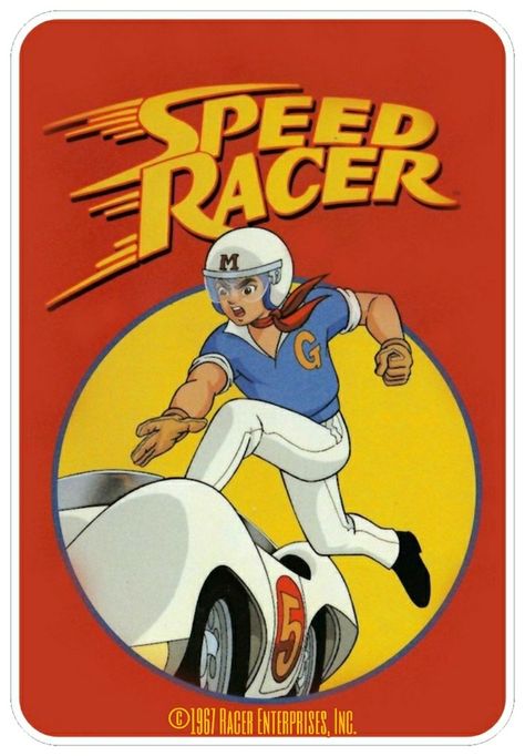 Speed Racer Cartoon, Old Cartoon Network, Japanese Superheroes, School Cartoon, Speed Racer, Classic Cartoon Characters, Graphic Poster Art, Saturday Morning Cartoons, Comic Games