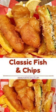 Classic Fish and Chips | Norine's Nest Zucchini Spears, Fish And Chips Batter, Fried Cod Fish, Beer Battered Fish Recipes, Fish And Chips Recipe, Fish Batter Recipe, Fish N Chips Recipe, Cod Fish Recipes, Best Fish And Chips