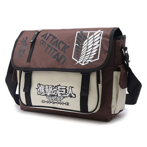 ASLNSONG Japanese Anime Shoulder Bag School Bag Messenger Bag Crossbody Pack Shoulder Bag School, Anime Bag, Laptop Messenger Bags, Medium Sized Bags, School Bags For Girls, Bag School, Handbags Casual, Canvas Messenger Bag, Printed Canvas