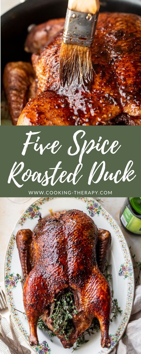 Whole Duck Recipes Asian, Bake Duck Recipe, Roasted Duck Chinese Style, Wild Duck Recipes Hunting, Cajun Duck Recipes, Holiday Duck Recipes, Duck Thanksgiving Recipe, Pecking Duck Recipe, How To Cook Wild Duck