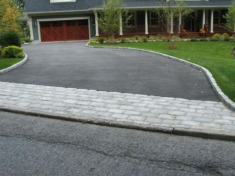 Driveway Apron, Driveway Edging, Paved Driveway, Resin Driveway, Driveway Installation, Driveway Ideas, Asphalt Driveway, Driveway Paving, Stone Driveway