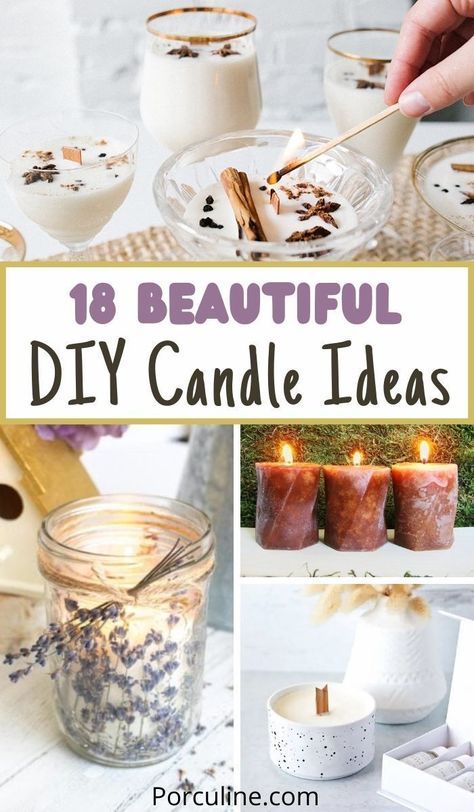 Homemade Christmas Candles Diy Gifts, Candle Making Decoration, Candle Toppers Diy, How To Make Your Own Candles, How To Make Candles For Beginners, Organic Candles Diy, How To Make Candles, Candle Design Ideas, Homemade Essential Oil Candles