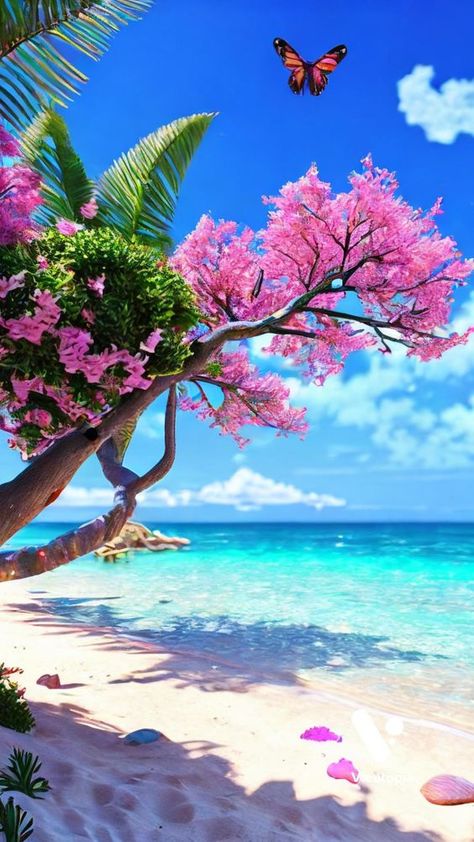 Cute Summer Wallpapers, Beautiful Ocean Pictures, Ocean Pictures, Wallpaper Nature Flowers, Pretty Landscapes, Beautiful Locations Nature, Beautiful Landscape Wallpaper, Beautiful Flowers Pictures, Beautiful Ocean