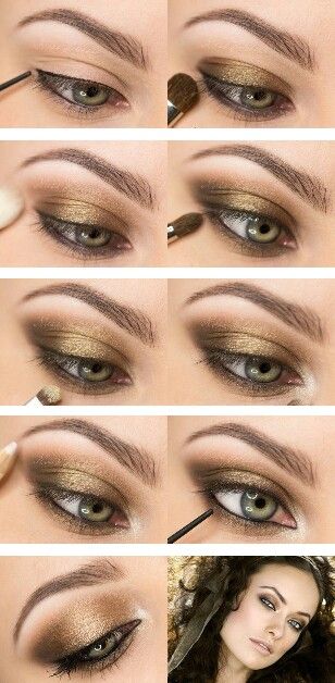 Gorgeous golden eye for Grecian look on Olivia Wilde. Greek Goddess Wedding Makeup, Grecian Makeup Goddesses, Greek Goddess Hair Tutorial, Greek Goddess Make Up, Grecian Makeup, Ancient Greek Makeup, Greek God Makeup, Greek Goddess Makeup Look, Grecian Goddess Hair