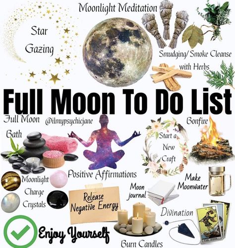 Full Moon Spells, Meditation Nature, Love Meditation, Moon In Aquarius, Moon Spells, Moon Ritual, Wiccan Magic, New Moon Rituals, Full Moon Ritual