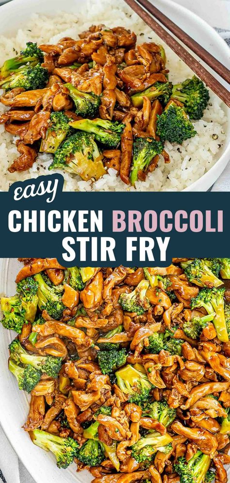 This quick and easy Chicken Broccoli Stir Fry is perfect for busy weeknights! Ready in just 25 minutes, it's a delicious and healthy meal. #ChickenStirFry #QuickMeals #HealthyDinner #WeeknightDinner #StirFryRecipes #EasyCooking Meal Prep Budget, Chicken Stir Fry With Vegetables, Chicken And Broccoli Stir Fry, Stir Fry Chicken, Chicken Casserole Recipes, Chicken Broccoli Stir Fry, Easy Chicken Stir Fry, Bowl Meals, Easy Stir Fry Recipes