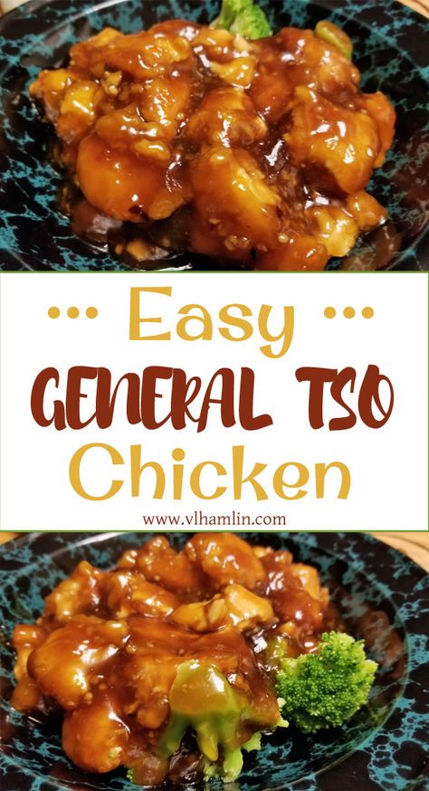 General Chicken Recipe, Tso Chicken Recipe, Easy General Tso Chicken, General Tao Chicken, Poulet General Tao, General Tso's Chicken, Chinese Chicken Recipes, Homemade Chinese Food, Tso Chicken