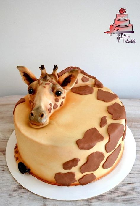 Giraffe Cake, Giraffe Cakes, 54th Birthday, Animal Cakes, A Giraffe, Crazy Cakes, Special Cake, Novelty Cakes, Fancy Cakes