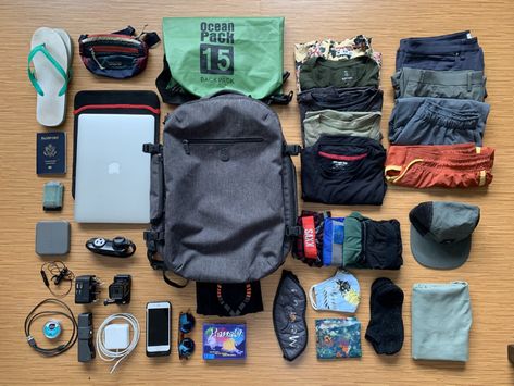 A look at each of the 44 things in my backpack after 250 days of world travel Travel Aesthetic Packing, Packing Backpack, Minimalist Travel Packing, Backpack Lifestyle, Aesthetic Packing, Travel Backpack Essentials, Packing Wardrobe, Minimalist Packing, Spiti Valley