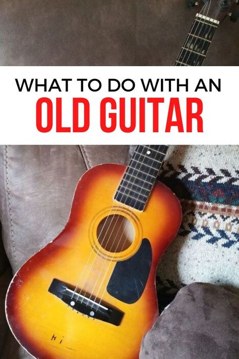 Guitar Upcycle Repurposed, Repurposed Guitar Ideas, Old Guitar Crafts, Guitar Recycle Project, Recycled Guitar Craft, Decorated Guitars Diy Ideas, Guitar Repurpose Ideas, Guitar Diy Projects, Painting A Guitar Diy