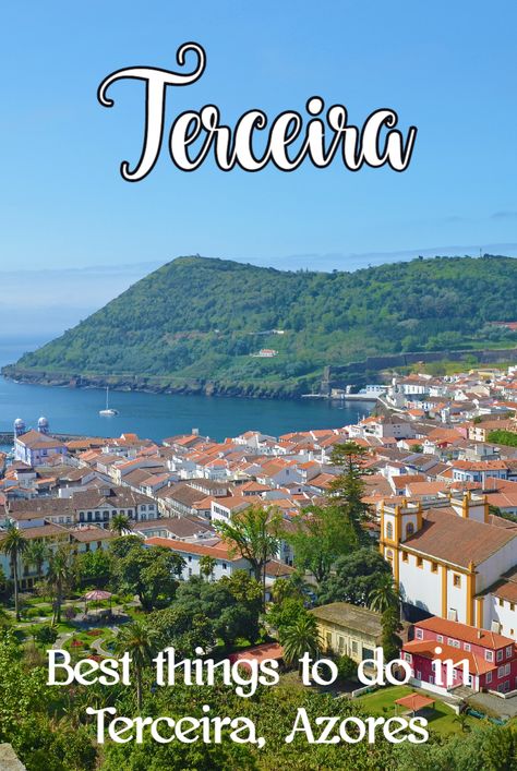 There are so many things to do in Terceira Azores! Volcanoes, caves, historical architecture, lush landscapes, impressive sea views, fresh seafood and more. #visitazores #boomersinPortugal #boomertravel Terceira Azores, Travel Restaurant, Travel Flight, Flight Travel, Portugal Travel Guide, Destinations Travel, Family Destinations, Travel Hotel, European Vacation