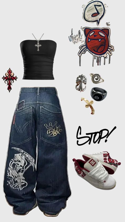 Unlock the ultimate Y2K vintage skater vibe with these trendy outfits! Dive into retro fashion with baggy jeans, graphic tees, and chunky sneakers. Perfect for a nostalgic skate park session or casual street style. #Y2KFashion #VintageSkater #RetroStyle #SkaterOutfits #2000sFashion #BaggyJeans #GraphicTees #ChunkySneakers #SkateStyle #Streetwear #Y2KTrend #VintageClothing #SkaterGirl #SkateboardFashion #ThrowbackFashion #NostalgicStyle #Y2KVibes #Early2000sFashion #SkaterAesthetic #Y2KOutfits Chunky Sneakers Outfit Street Style, Early 2000 Outfits, Skatergirl Outfits, Baggy Street Style, Cute Dope Outfits, 2000 Outfits, Y2k Outfits Street Styles, Skater Outfit, Vintage Skater