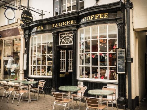 UK independent coffee shops achieve highest scores Coffee Shop Exterior, Coffee Shop Signage, French Coffee Shop, Tea Etiquette, British Shop, Cafe Exterior, Shop Exterior, Bakery Shop Design, Shop Signage