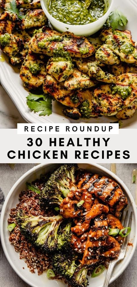 Recipe Using Chicken, Boneless Chicken Thigh Recipes, Chicken And Broccoli, Chicken Breast Recipes Healthy, Läcker Mat, Yummy Chicken Recipes, Health Dinner Recipes, Deilig Mat, Chicken Dishes Recipes