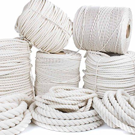 Macrame Supplies, White Rope, Rope Crafts, Pet Leashes, Macrame Patterns Tutorials, Rope Basket, Macrame Knots, Macrame Projects, Macrame Patterns