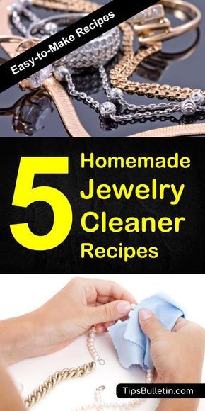 Find out how to clean your jewelry at home with 5 easy-to-make jewelry cleaner recipes. Simple yet powerful DIY jewelery cleaning solutions for silver, gold, diamond, and pearls. Ideal make your rings, earrings and chains shine again.#jewelry #cleaning #silvercleaning #goldcleaning Homemade Jewelry Cleaner, Jewelry Cleaner Diy, Homemade Toilet Cleaner, Clean Gold Jewelry, Cleaning Painted Walls, Jewelry Cleaning, Cleaner Recipes, Recipes Simple, Diy Cleaners