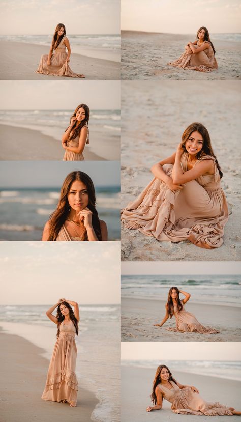 Beach Pose Photoshoot, In The Beach Photos, Photoshoot Idea For Women, Beach Photoshoot Clothes, Self Portrait Beach Photography, Beachside Photoshoot Ideas, Womens Dress For Beach Pictures, Beach Model Photography, Photoshoot At The Beach Ideas