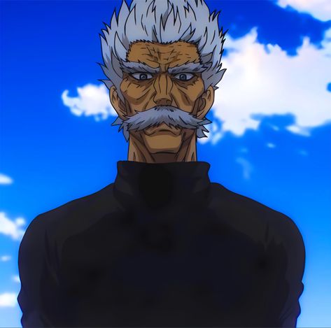 Silver Fang, Anime One Punch Man, Burst Fade, One Punch Man Anime, Man Icon, Man Character, Punch Man, Anime One, One Punch