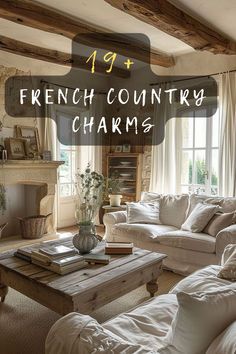 Dreaming of a cozy French country living room? Explore these 19 beautiful ideas to bring rustic charm and elegance into your space. From vintage pieces to soft color palettes, find all the inspiration you need. Click to discover more. 🏡✨ #FrenchCountryStyle #LivingRoomInspo #HomeDecor #RusticCharm #InteriorDesign Cottage Victorian Interior, Southern Decorating Ideas, Cottage Living Rooms Cozy, Country French Decorating, Rustic French Country Living Room, French Country Living Room Furniture, Modern French Country Living Room, French Country House Interior, French Country Living Room Ideas