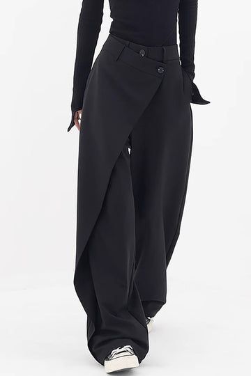 Junior Pants, Baggy Trousers, Wide Leg Dress Pants, Straight Trousers, Baggy Pants, Pantalon Large, Asymmetrical Design, Yoga Shorts, Denim Jumpsuit