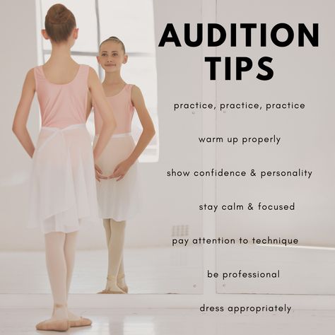 Dance auditions can be both exhilarating and nerve-wracking. Whether you're auditioning for a professional dance company, a musical theater production, or a dance competition, preparation is key to standing out and impressing the judges. Audition Tips, Ballet Photoshoot, Ballet Competition, Dance Audition, High School Dance, Form Fitting Clothes, Dance Attire, Warm Up Routine, Dance Inspiration