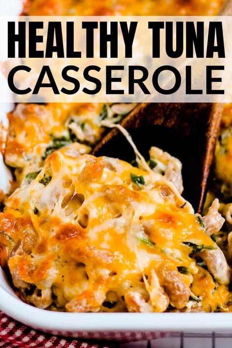 Low Sodium Tuna Casserole, Tuna Casserole Without Noodles, Healthy Tuna Helper Recipe, Italian Tuna Recipes, Tuna Casserole Recipes No Soup, Dinners With Canned Tuna, Recipe With Tuna Can, Dinner Ideas With Canned Tuna, Hot Tuna Casserole