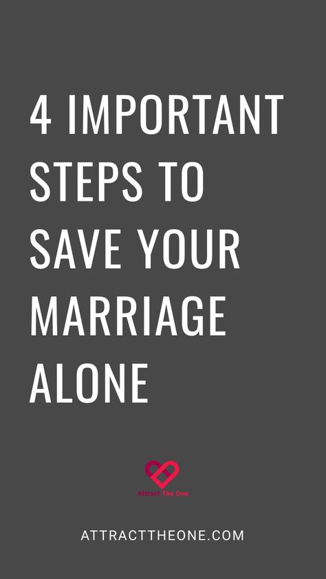 4 important steps to save your marriage alone. AttractTheOne.com How Do You Know Your Marriage Is Over, When To Give Up, Finding Love Again, Rekindle Romance, Marriage Restoration, Save Your Marriage, Marriage Advice Quotes, Advice For Newlyweds, Broken Marriage