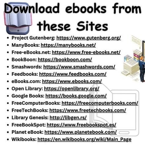 Download ebooks from these sites Sites To Get Free Notes, Reading Books Online For Free, Telegram Channels For Books, Free Books Download Website, Free Audio Books Website, Free Library Website, Read Books Online Free Pdf, Websites To Download Books For Free, Book Download Sites