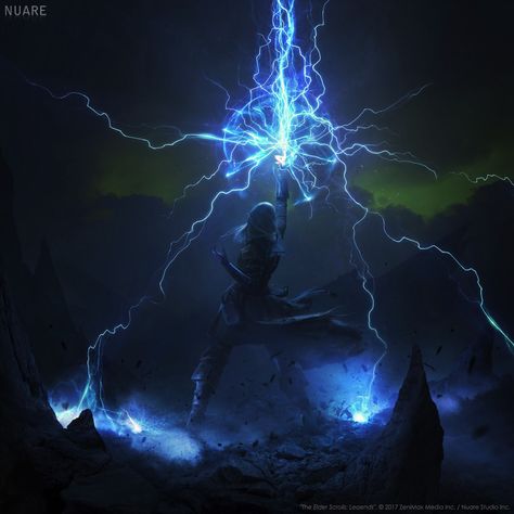 Elder Scrolls Legends, Lightning Powers, Poses Manga, Elemental Magic, Super Powers Art, 다크 판타지, Magic Aesthetic, The Elder Scrolls, Fantasy Concept Art