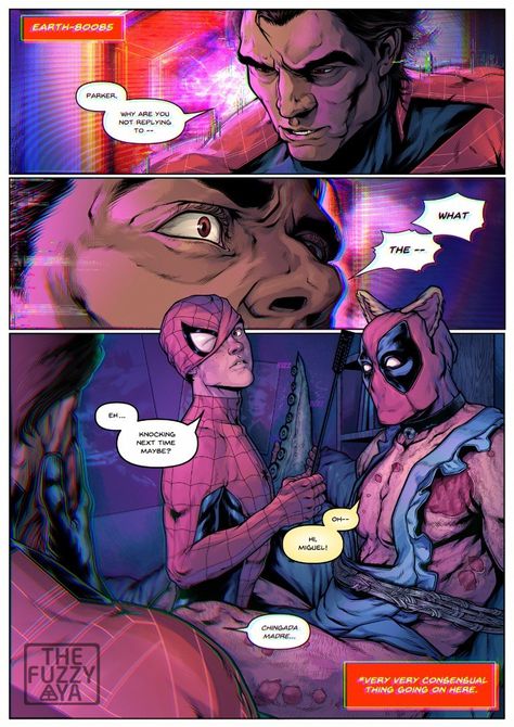 Spider Society, Spider Man Deadpool, Deadpool X Spiderman, Deadpool And Spiderman, Deadpool Comic, Spiderman Artwork, Avengers Comics, Marvel Deadpool, The Spider