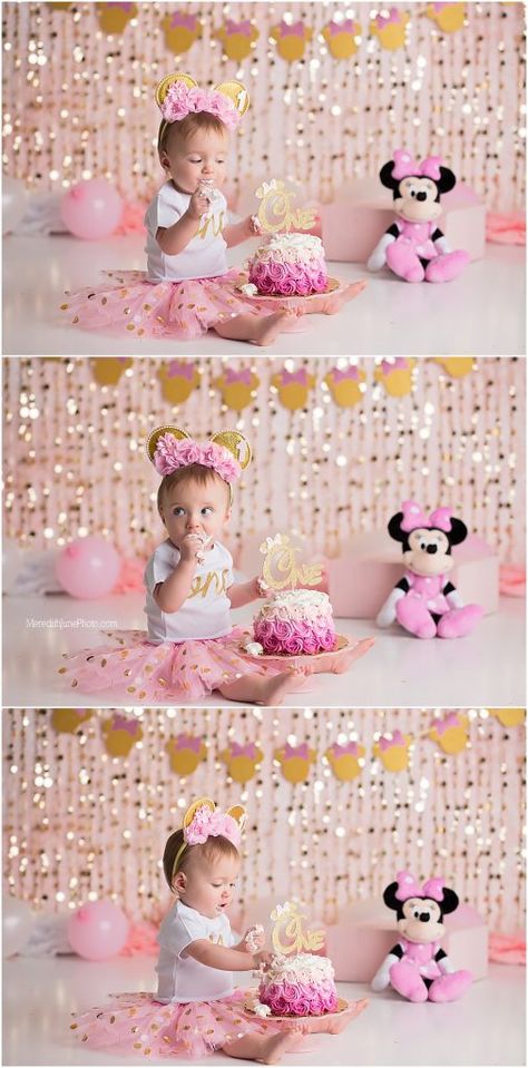 Mini Mouse Cake Smash | Baby Girl Photographer Minnie First Birthday Photoshoot, Minnie Mouse One Year Photo Shoot, Minnie Mouse 1st Birthday Pictures, Babygirl First Birthday Photoshoot, Minnie Mouse First Birthday Cake Smash, Minnie Birthday Photoshoot, First Birthday Cake Minnie Mouse, Minnie Mouse Birthday Pictures, Minnie Mouse Photo Shoot Ideas 2nd Birthday