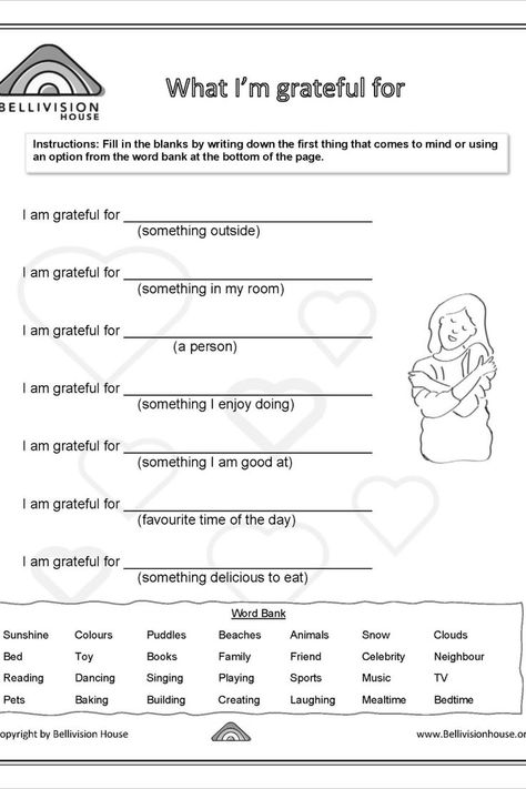 I Am Grateful For Worksheet, Gratitude Worksheet Free Printable, Gratitude Worksheet For Kids, What Am I Thankful For, Fall Therapy Activities For Kids, Thankfulness Activities For Kids, Communication Worksheets, Sunday School Activity Sheets, Gratitude Worksheet