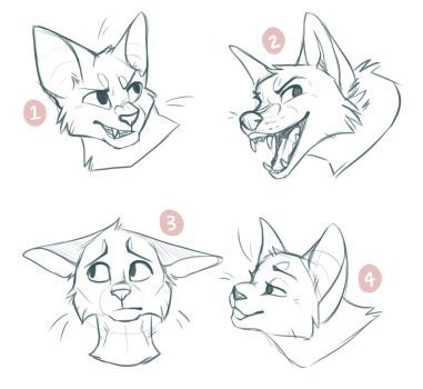 YCH Headshots [OPEN] by RenAstraea Ocelot Cat Drawing, Cat Muzzle Drawings, Cat Head Angles, Angry Cat Drawing Reference, Warrior Cats Drawing Tutorial, Cat Head Reference, Cat Ears Drawing, Draw Cat Eyes, Feline Drawing