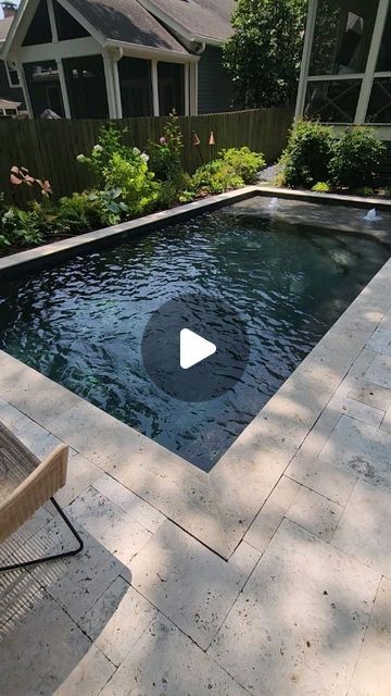 246K views · 11K likes | @poolmanluke247 on Instagram: "Small pool in Little 5 points! #poolmanluke #luxurypools #poolparty #pools #artisticpools #gapoolbuilder #swimmingpool #pool #poolman #pebbletec #smallpools" 6 X 3 Swimming Pool, Modern Lap Pool Design, Pool Landscaping Inground, Old Pool Makeover, Small Yard Pool Ideas, Pools In Small Backyards, Small In Ground Pools, Lap Pools Backyard Small Yards, Small Swimming Pools Backyard