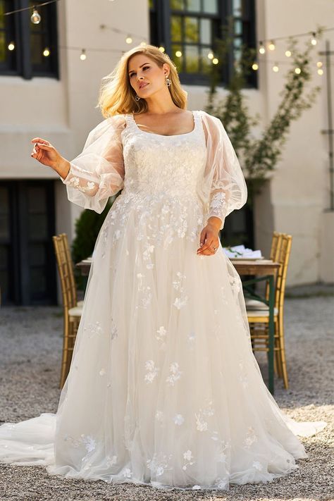 Magdalene Bridal Gown -  #Bridal #Gown #Magdalene Plus Size Wedding Dresses Cottagecore, Wedding Dresses Modest Long Sleeve, December Wedding Dress Plus Size, Large Lace Wedding Dress, Modest Wedding Dress Plus Size, Plus Size Cottage Core Wedding Dress, Plus Size Pink Wedding Dress, Plus Size Wedding Dresses Modest, Catholic Bride Dresses