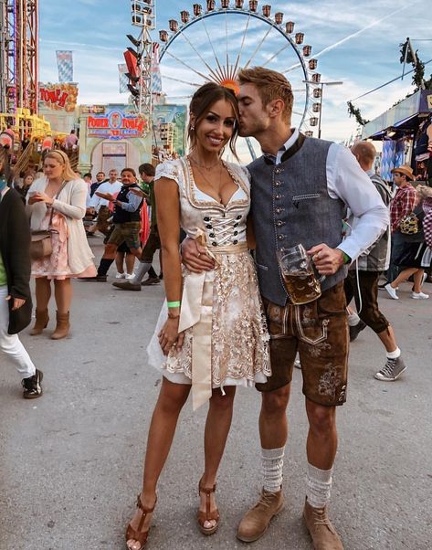 Drindl Dress Oktoberfest Outfit, German Drindle, Beer Fest Outfit, Oktoberfest Aesthetic, October Fest Outfit, Oktoberfest Fashion, Oktoberfest Outfit Women, Octoberfest Outfits, Oktoberfest Men