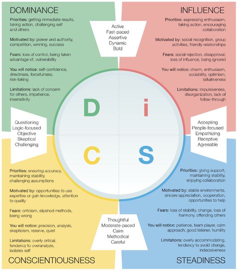 What are the DiSC® Personality Types? A Deeper Look At 12 Styles - Respect, Inc Disc Personality Test, Disc Profile, Disc Personality, Disc Assessment, Disc Test, Personality Type Quiz, Personality Assessment, Disc Style, Personality Test