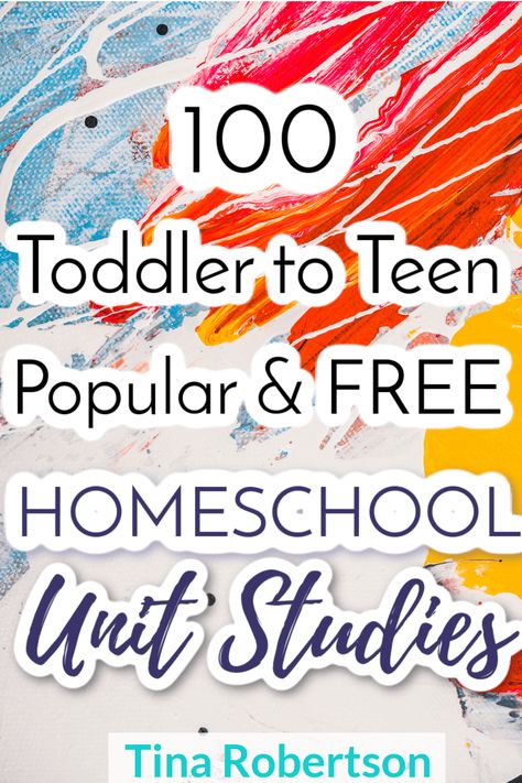 Toddler to Teen 100 Popular Free Homeschool Unit Study Resources. Your kids will love these fun and engaging homeschool unit studies. Unit studies are great for child led interest and for doing with multiple children. Whether you’re new to unit studies or a pro, you’ll love these ideas. I have OVER 100 FREE unit study resources. CLICK HERE to grab a free homeschool unit study or two! #homeschoolunitstudy #homeschoolunitstudies #unitstudy #unitstudies Homeschool Unit Studies, Insect Unit Study, Free Unit Study, Literature Unit Studies, Homeschool Electives, Science Unit Studies, Study Printables, Kindergarten Units, Unit Studies Homeschool