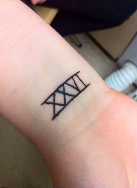 Also done by my best friend when she got her tattoo gun working and wanted to practice. Roman numerals meaning 26, my lucky number. 26 Tattoo Number, 26 Tattoo, 26 Number, Tattoo Number, Roman Numeral Tattoo, Numeral Tattoo, Her Tattoo, Roman Numeral Tattoos, Random Ideas