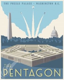 pentagon-washington-dc-military-aviation-poster-art Washington Dc Family Vacation, Air Force Retirement, Modern Vintage Art, Vintage Propaganda, Yankee Doodle Dandy, Restaurant Art, Military Poster, Aviation Posters, Yankee Doodle