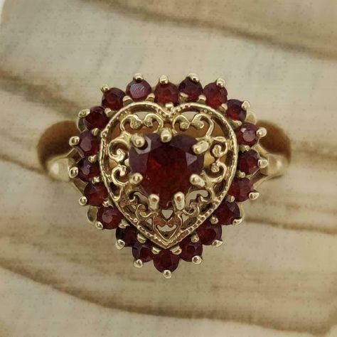 3.00Ct Heart Cut Red Garnet Diamond Heart Engagement Ring 14K Yellow Gold Plated Heart Shaped Engagement Rings, Heart Engagement, Gemstone Wedding, Garnet Engagement Ring, Cute Engagement Rings, Heart Engagement Rings, Diamond Engagement Rings Vintage, Garnet Jewelry, Jewelry Lookbook