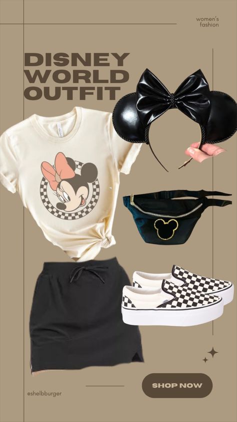 Retro Disney Shirts, Mickey … curated on LTK Mini Mouse Outfit Ideas For Women, Disney World Outfits Women Spring, Disney Outfits For Summer, Disney Bound Minnie Mouse, Diy Disney Outfits Women, Disney Outfits Women Summer Casual, Disney World Summer Outfits, Women’s Disney Outfit, Adult Disney Outfits For Women