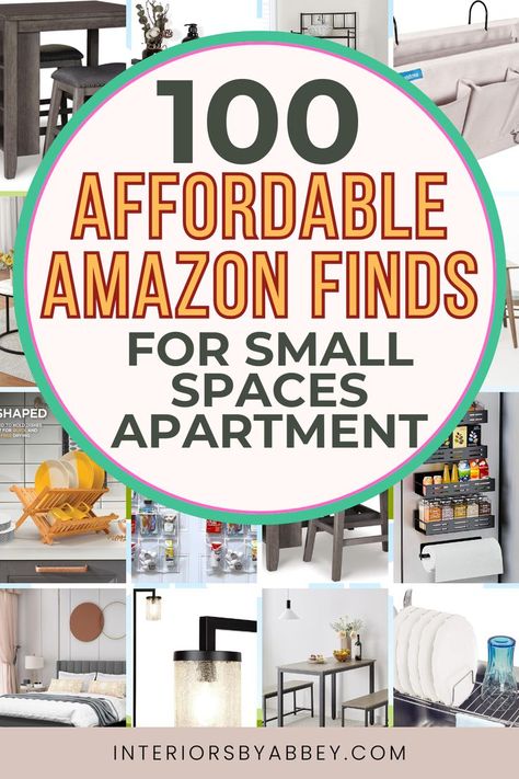 100 affordable amazon finds for small spaces apartment Small Apartment Ideas, Small Apartment Organization, Small Apartment Storage, Apartment Must Haves, Small Apartment Bathroom, Gorgeous Apartment, Small Apartment Bedrooms, Apartment Hacks, Apartment Needs