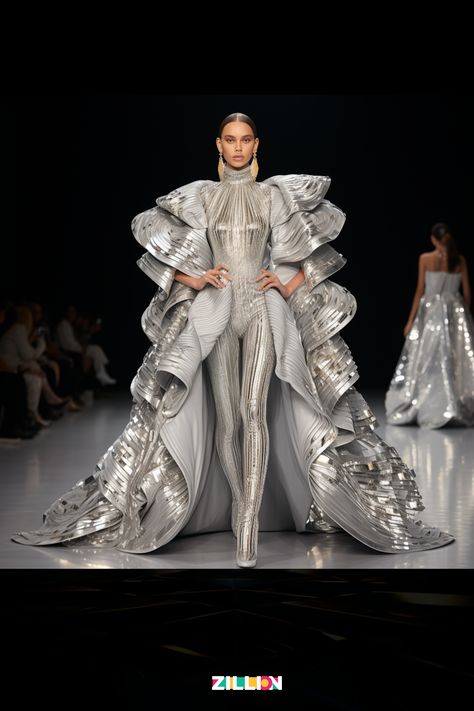 Extragalactic Fashion, Space Couture, Cosmic Fashion, Madonna Dress, Futuristic Dress, Universe Fashion, Fairytale Wedding Gown, Another Earth, Visionary Fashion