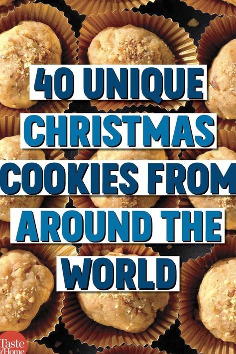 40 Unique Christmas Cookies from Around the World #xmasideas #xmasdesign #xmasdecor Cookies From Around The World, Unique Christmas Cookies, Christmas Cookie Recipes Holiday, Kids Hairstyle, Recipes From Around The World, Christmas Cookie Exchange, Unique Cookies, Best Christmas Cookies, Holiday Cookie Recipes