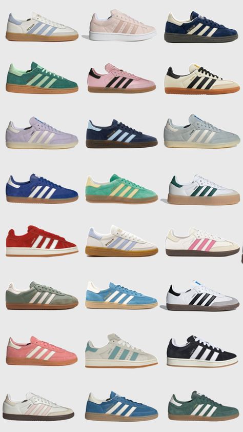 #sambas#campas#adidassambas#sneakers Addidas Shoes, Preppy Shoes, Cute Nike Shoes, Cute Nikes, Shoe Inspo, Hype Shoes, Aesthetic Shoes, Swag Shoes, Gorgeous Shoes