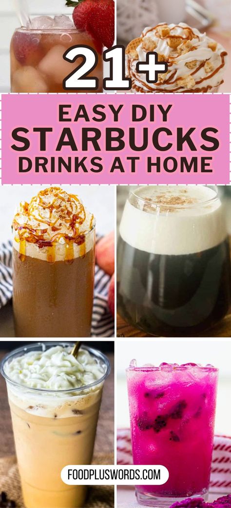 Diy Coffee Recipes Drinks, Recipes For Starbucks Drinks At Home, Starbucks Recipes Diy Homemade, How To Starbucks Drinks At Home, Starbucks Diy Recipes, Make At Home Starbucks Drinks, Starbucks Hot Coffee Drinks Orders Cheap, Diy At Home Starbucks Drinks, Diy Coffee Recipes At Home