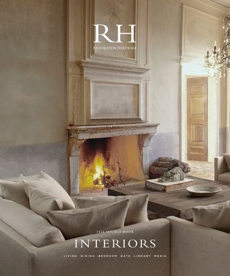 Restoration Hardware Living Room, Restoration Hardware Bedroom, Restauration Hardware, Restoration Hardware Furniture, Italian Interior, Target Home Decor, Furniture Catalog, Sunday Afternoon, Remodel Bedroom